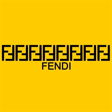 marca fendi logo|fendi logo print.